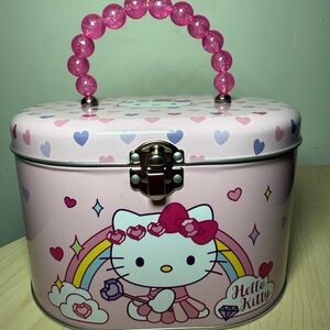 Sanrio Hello Kitty Pink Heart Jewelry Box